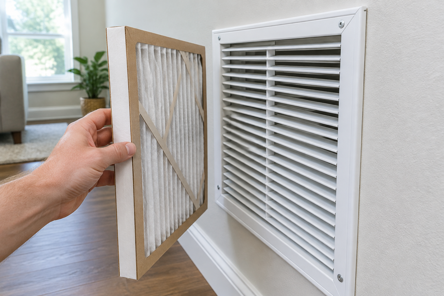 10x24x1 filter — actual media depth and pleats