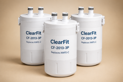 ClearFit CF-2013-3P XWFE-compatible water filter with RFID chip, 3-pack product photo