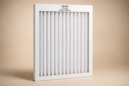 ClearFit CF-2101 16x25x1 MERV 8 replacement filter 1-pack product photo