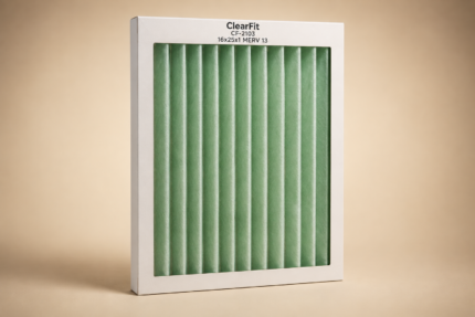 ClearFit CF-2103 16x25x1 MERV 13 replacement filter 1-pack product photo