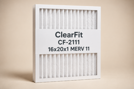 ClearFit CF-2111 16x20x1 MERV 11 replacement filter 1-pack product photo