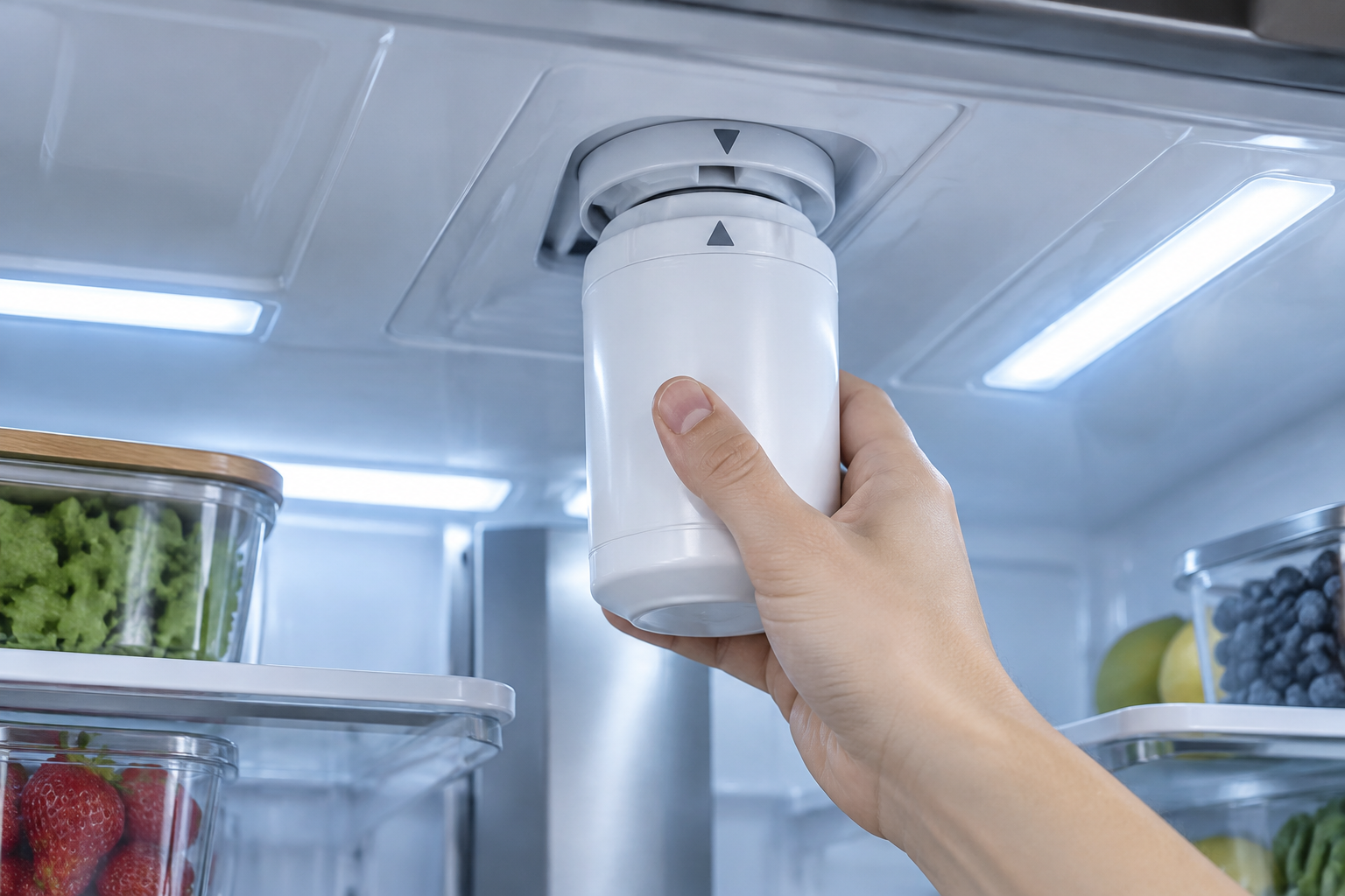 how to change whirlpool refrigerator water filter